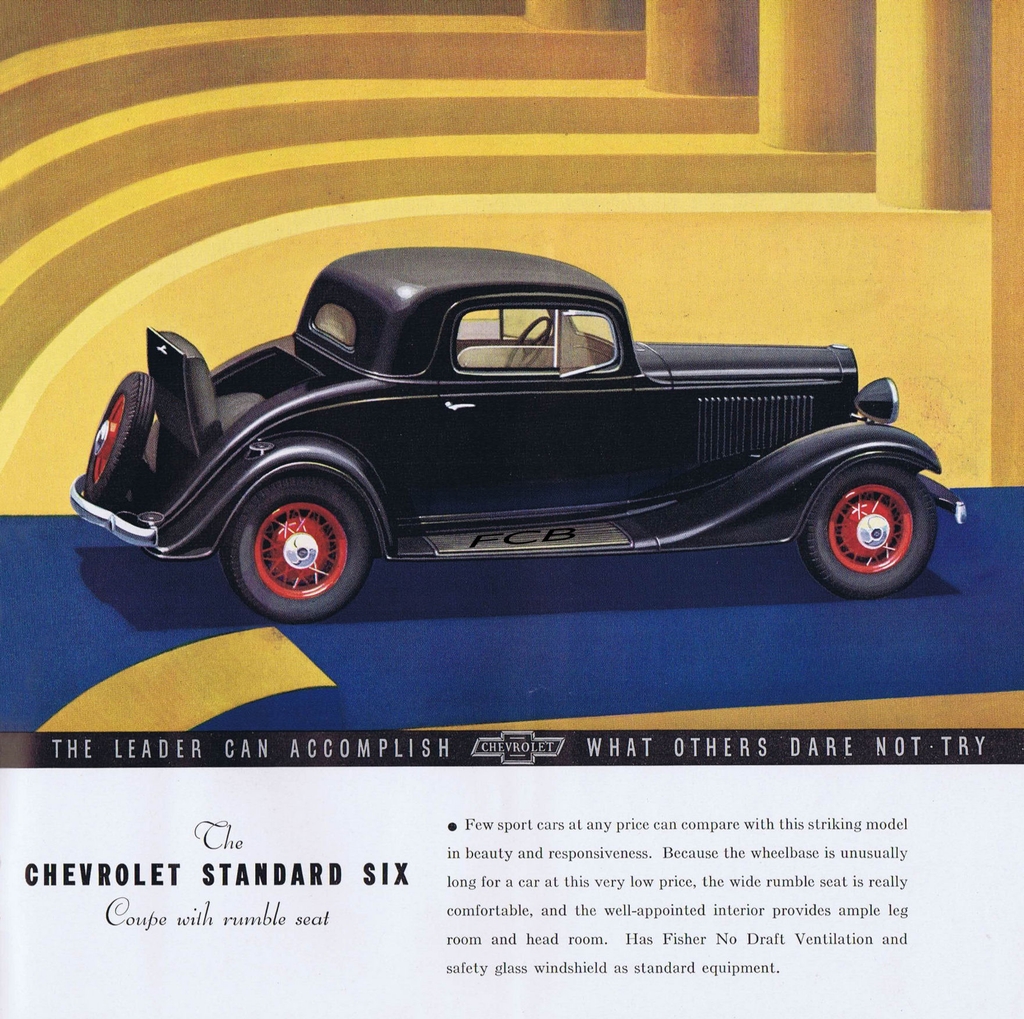 1933 Chevrolet Full-Line Brochure Page 16